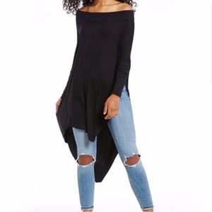 We The Free Grapevine Black Tunic Size: Small